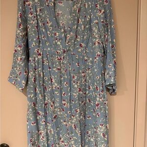 Seraphine Blue Floral Dress